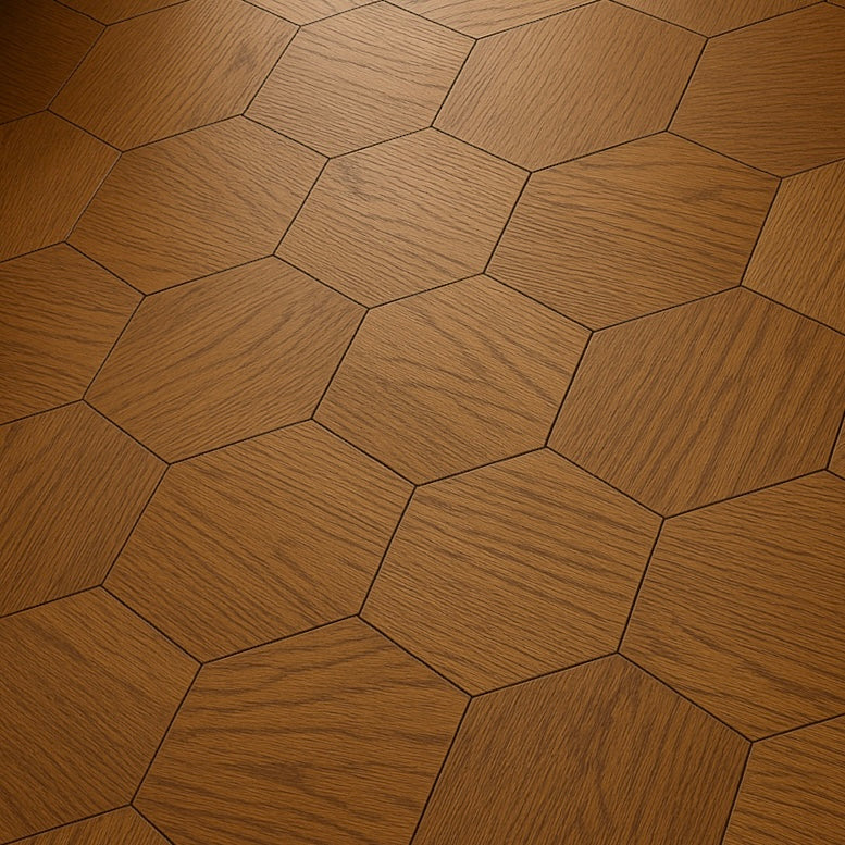 Premium 14mm Multilayer Hexagon Oak Flooring | Decorative Engineered Oak Parquet Custom Finish Options for Outdoor Use