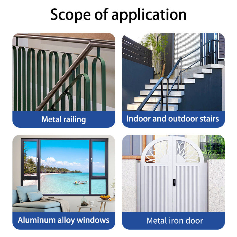Water-based Anti-rust Paint Metal Paint Rust-free Rust Conversion Paint Color Steel Tile Renovation Rust Fixing Agent Multi-color Industrial Paint