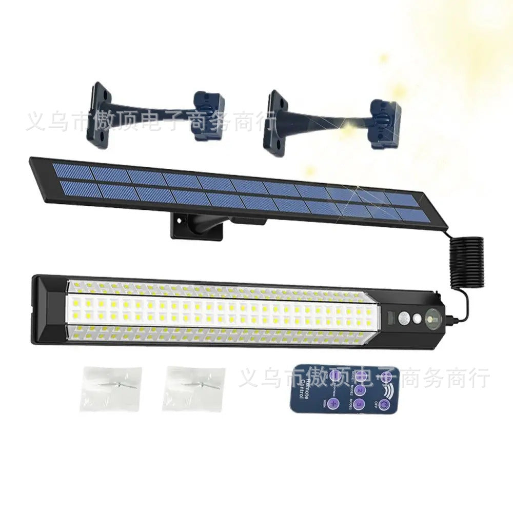Outdoor Solar Human Body Sensor Street Light Split Light Household Waterproof Wall Light Courtyard Landscape Garage Lighting