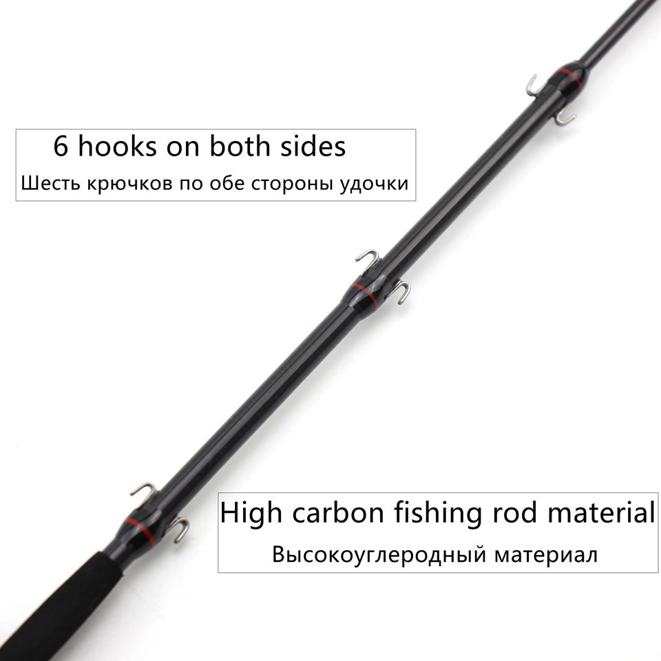 European and American Ice Fishing Rod Carbon Winter Fishing Rod Shrimp Rod Raft Rod Ultra-light Portable Winter Fishing Rod Fish Rod