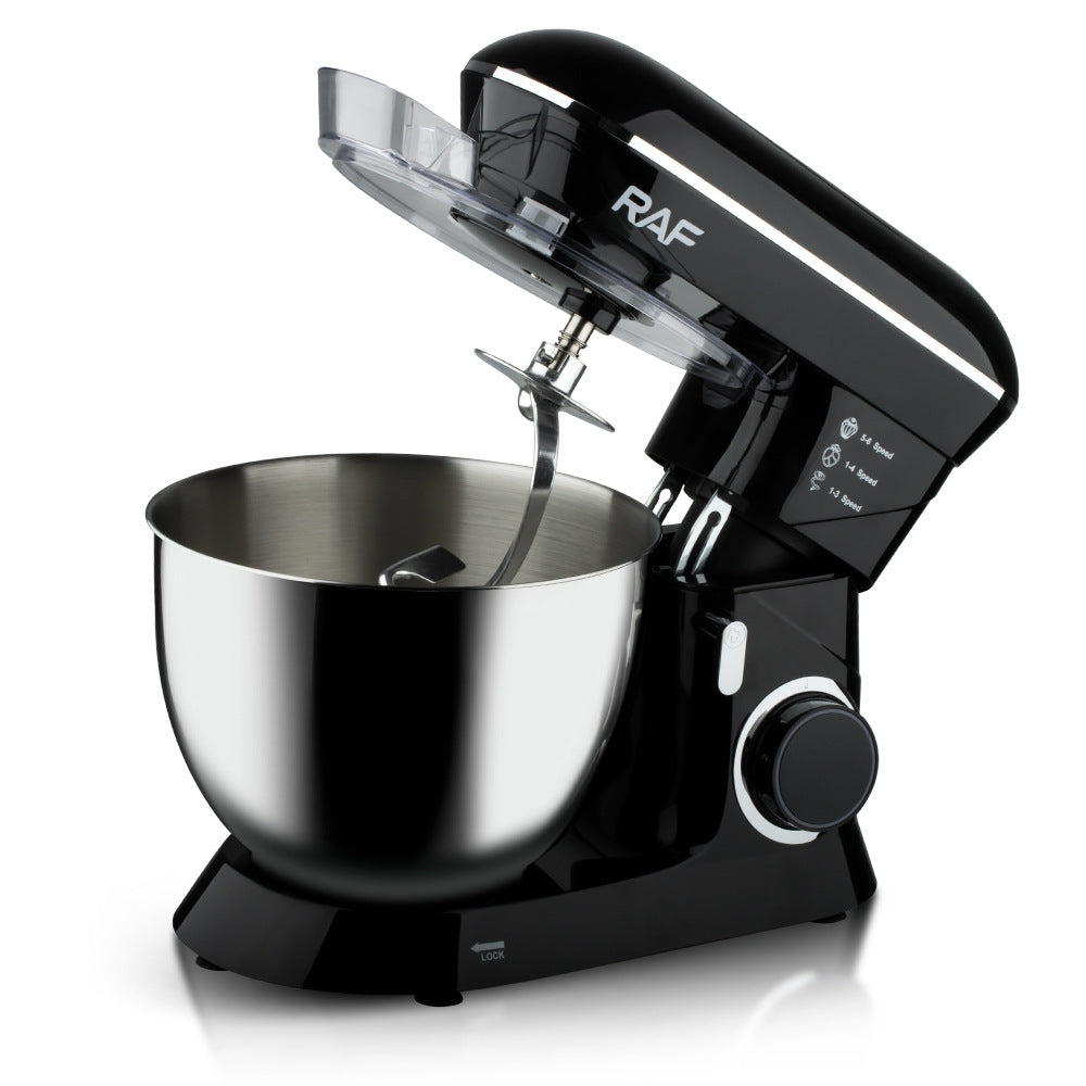 RAF European Standard Household Multifunctional Kitchen Machine Stainless Steel Bowl High Power Dough Mixer Egg Beater Whisk Mixer