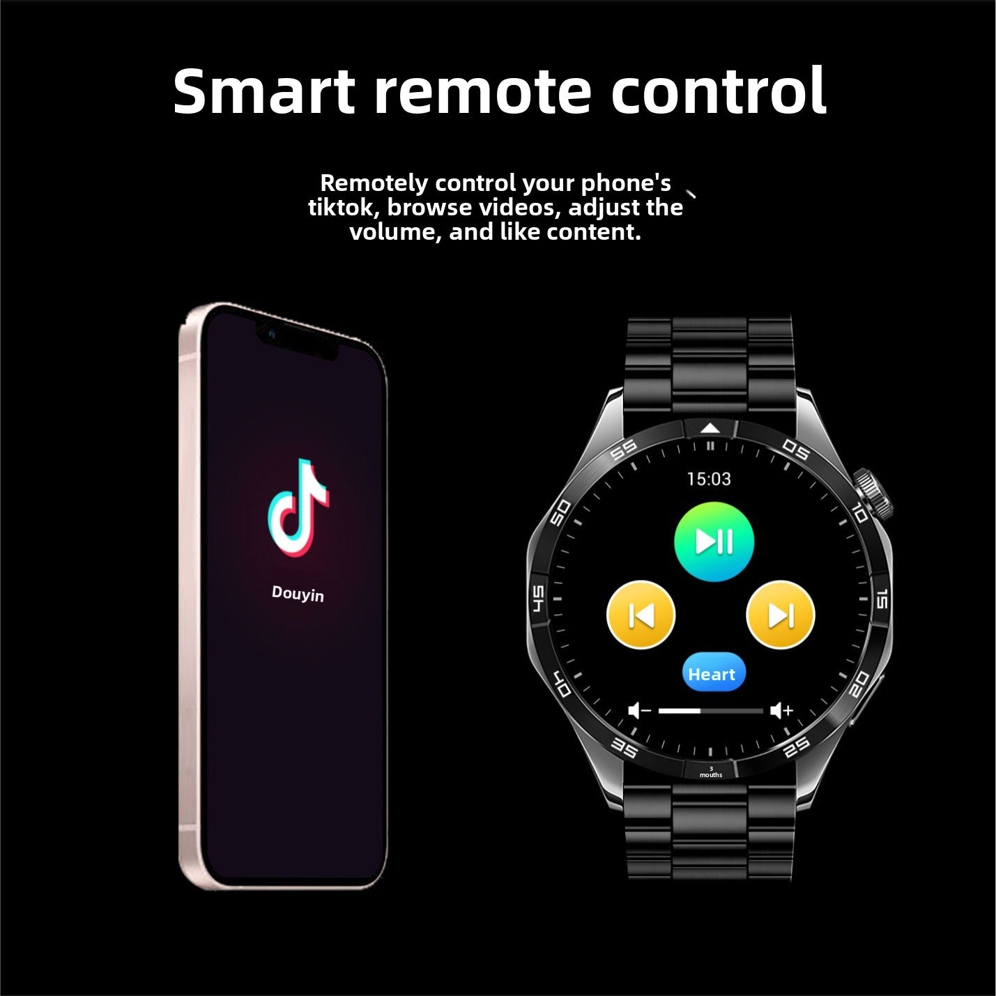 S40 Max Smart Watch1.62inch Bluetooth call, heart rate, step counting, sleep monitoring GT4Message Push