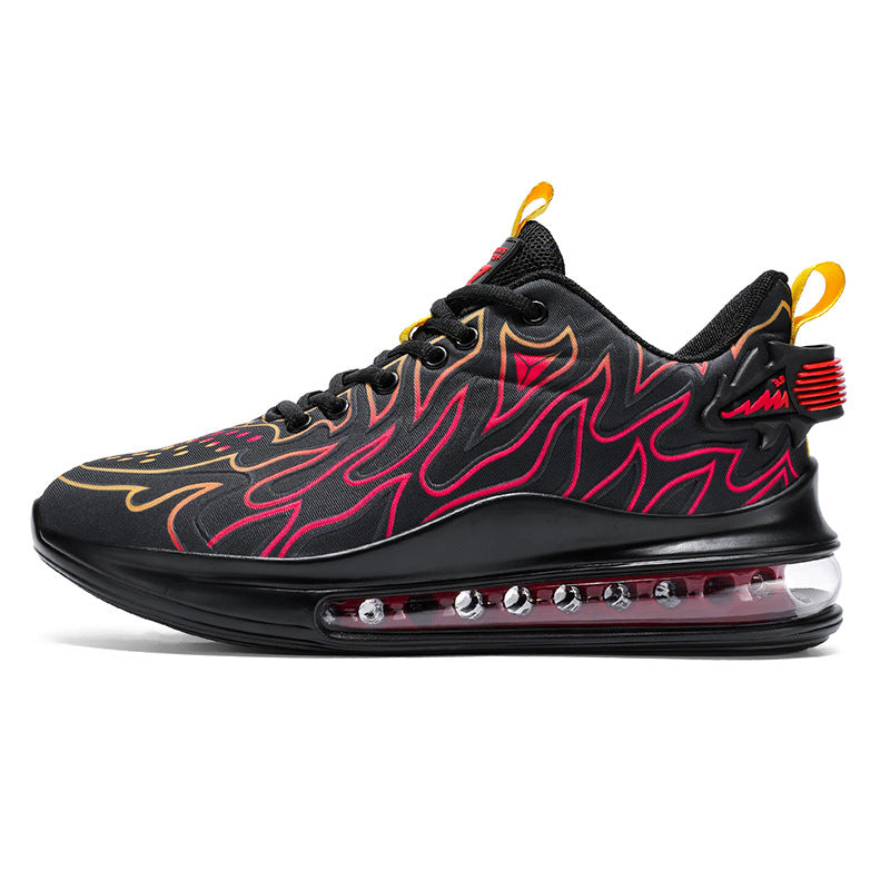 2025New Fashion Trend Colorful Running Shoes Casual Sports Men's Shoes Air Cushion Shock Absorption Large Size Sports Shoes