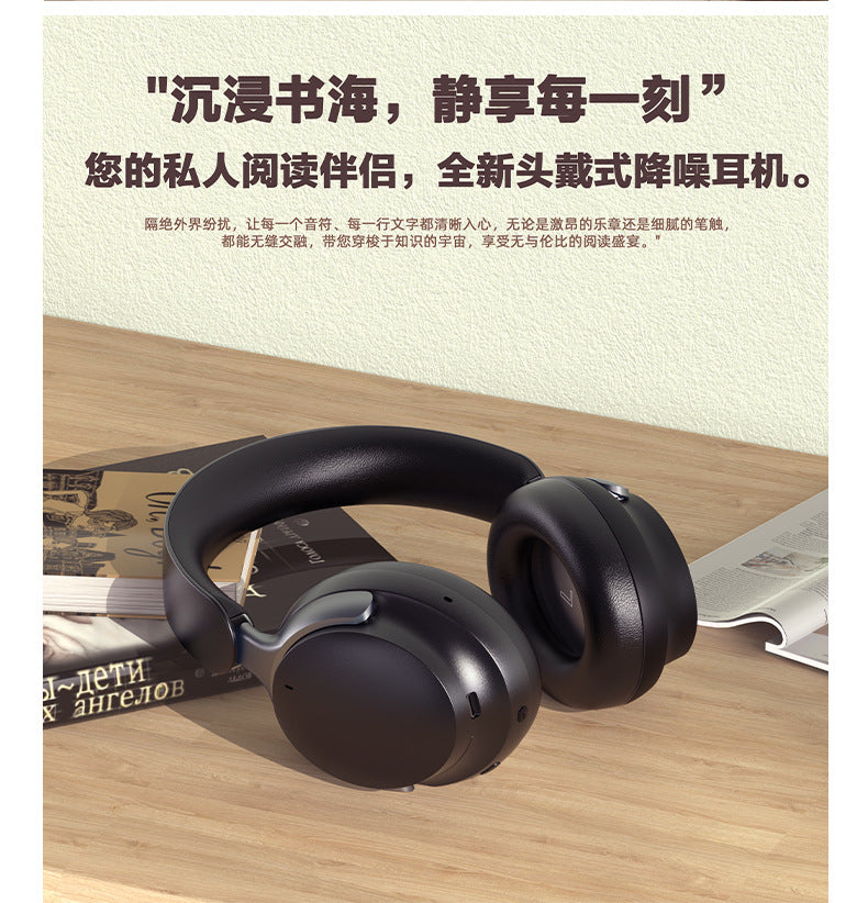 Bluetooth Headphones Ultra-Long Battery Life Over-Ear Headphones Noise Cancelling Long Battery Life Wireless Bluetooth Headphones Dual Feed