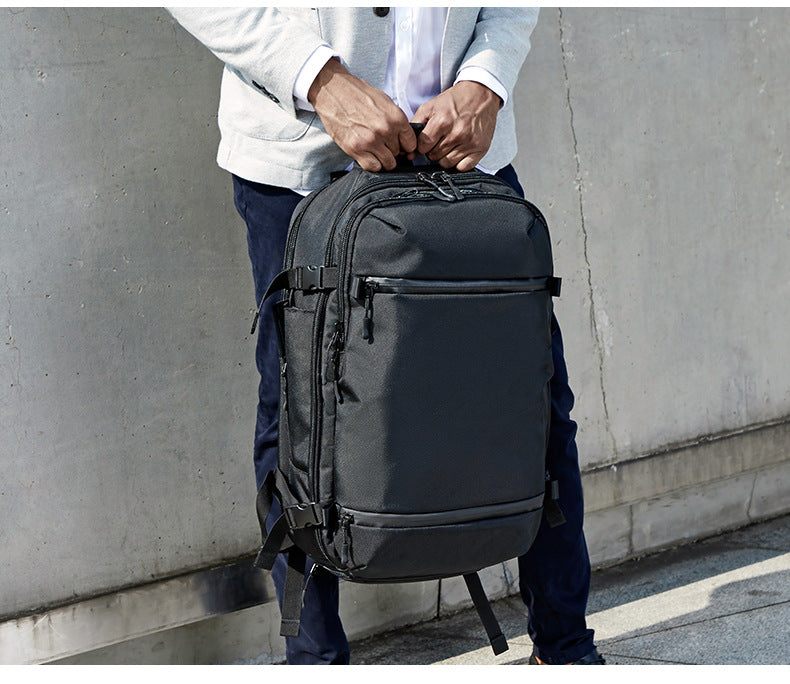 ozuko Men's Backpack Business Travel Computer Bag Outdoor Multifunctional Commuting Backpack Waterproof