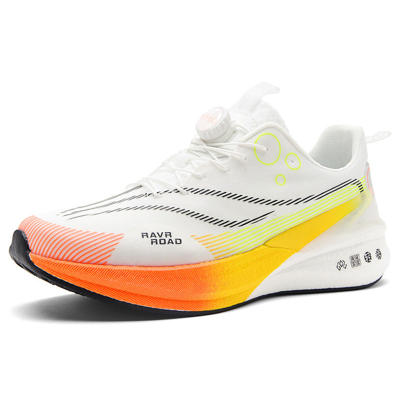Red Rabbit8PRO Full-length Carbon Plate Men's and Women's Youth Racing Breathable Mesh Running Shoes Rotating Buckle Shock-absorbing Sports Shoes