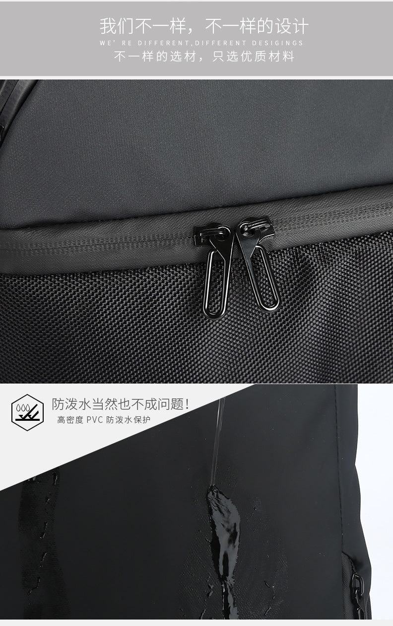 ozuko New business backpack for men, outdoor multifunctional travel bag, waterproof1715-inch Laptop Backpack