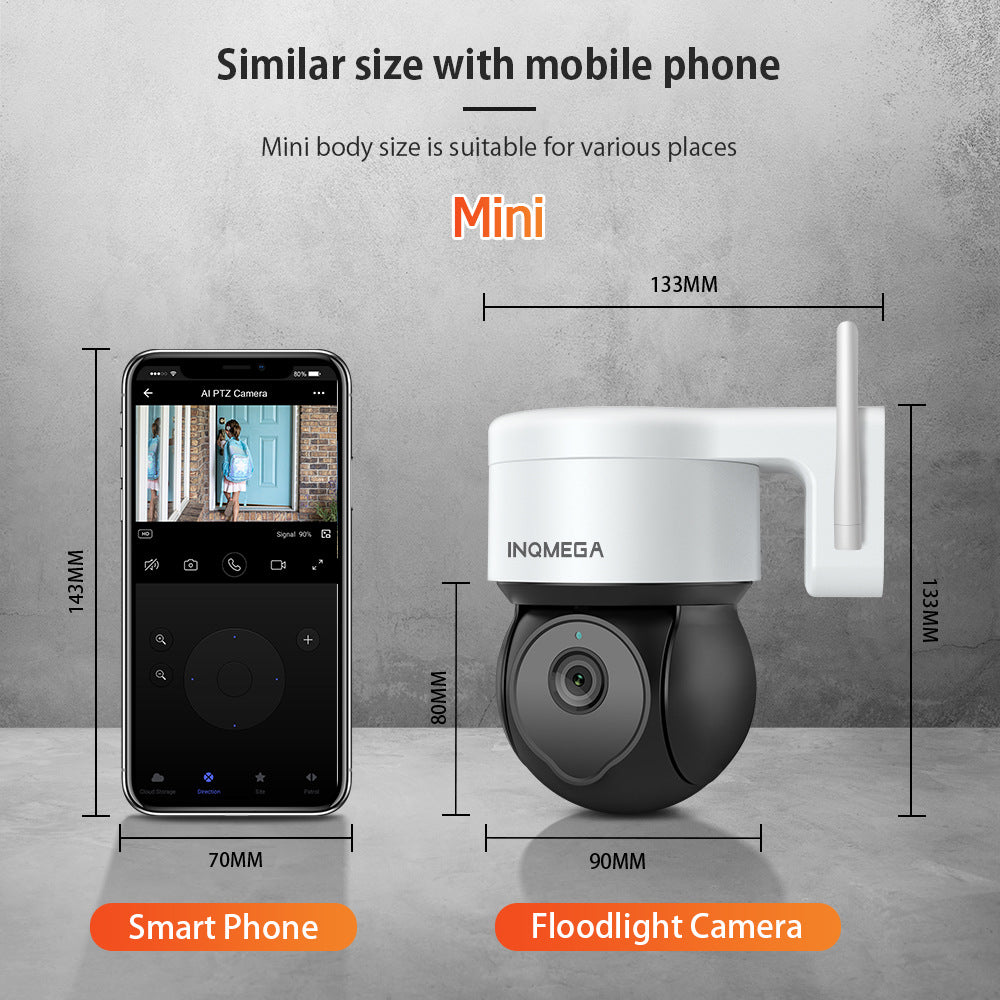 Factory Private Model Tuya Camera500High Definition Surveillance Dome Camera with Night Vision WiFi Graffiti IP66