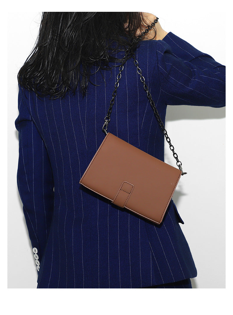 Niche Versatile Small Square Bag Chain Bag Simple Commuter Crossbody Bag Fashion Small Square Bag Shoulder Bag for Women