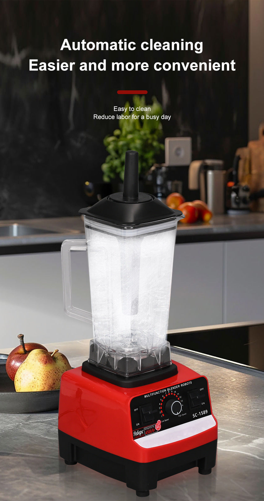 household multifunctional high speed blender grinder