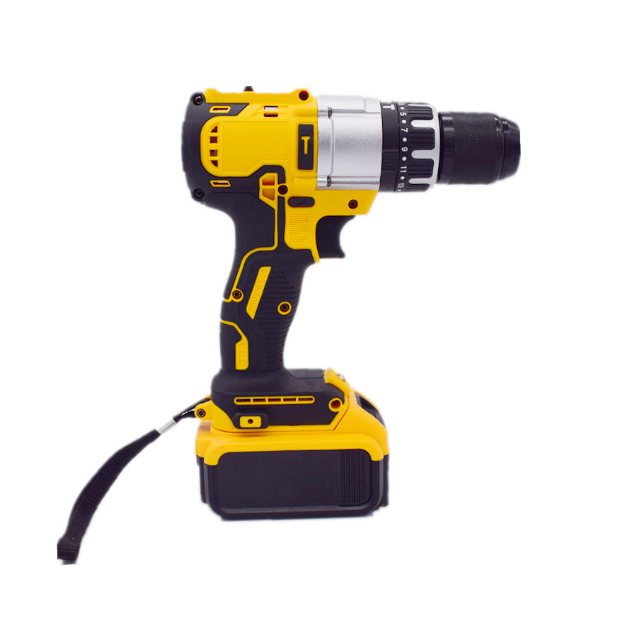 DW791Impact drill13mm Multifunctional Lithium Electric Drill Rechargeable Lithium Battery Electric Screwdriver Full Set