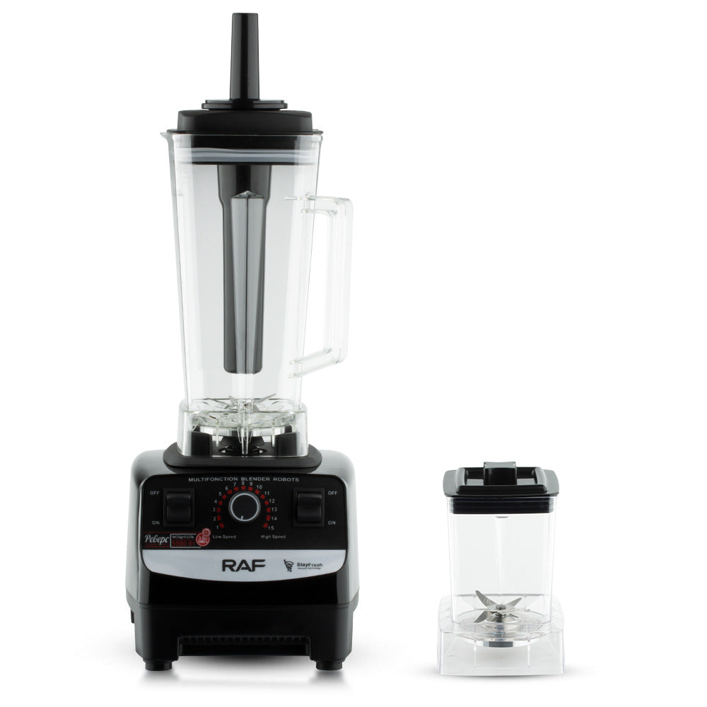 RAF European Standard Multifunctional Electric Juicer Stainless Steel Blender Household Fruit and Vegetable Juicer Soy Milk Maker Bean Grinder
