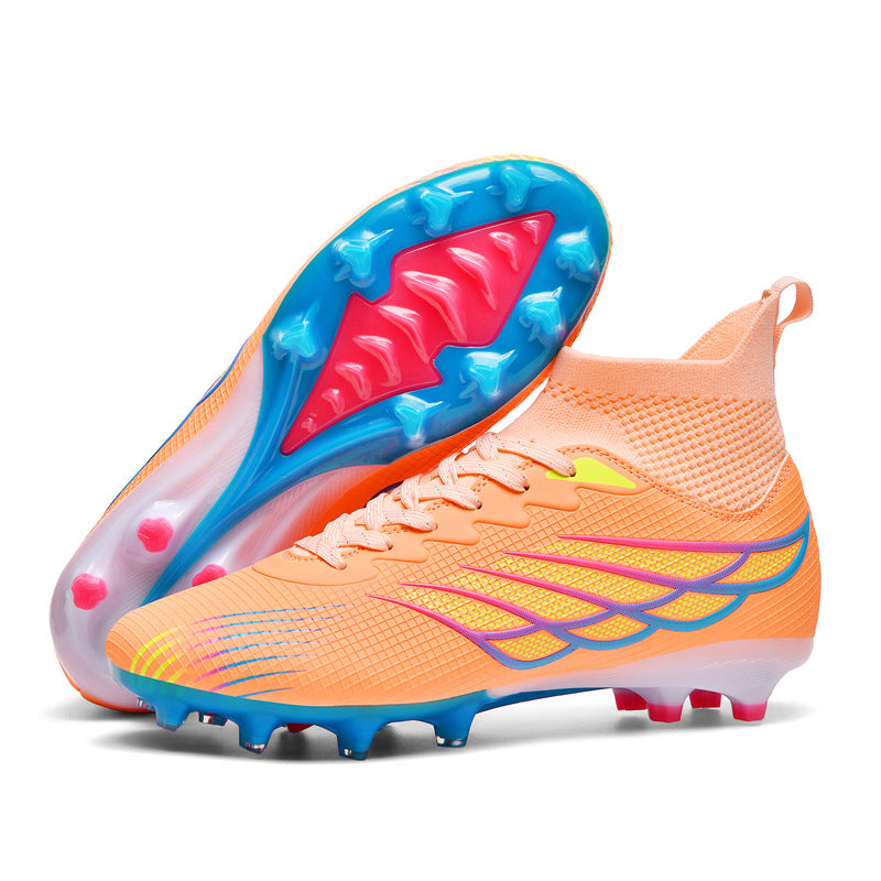 Football Shoes Long Spikes New Xiyin Grass Artificial Turf Youth Student Competition Training Shoes