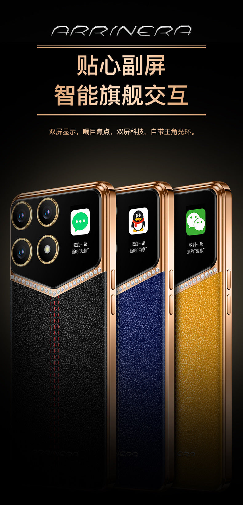 2025New U25Smartphone5G Mobile Phone6.517Inch Water Drop Screen Factory Direct Wholesale