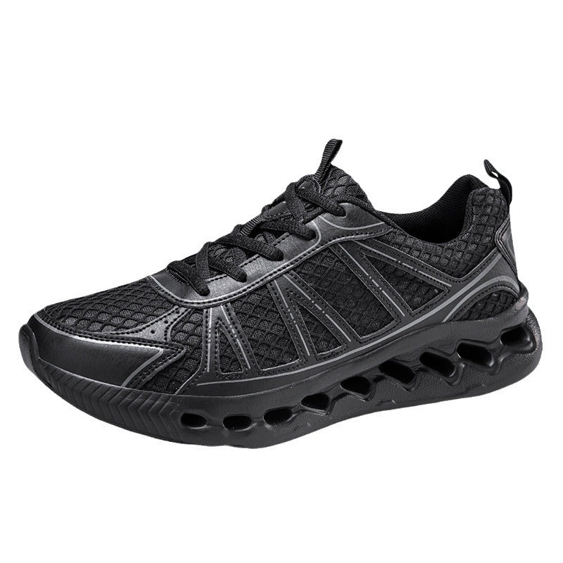 New Men's Running Shoes Large Size Mesh Breathable Casual EVA Lightweight cushioning rebound city commuter shoes