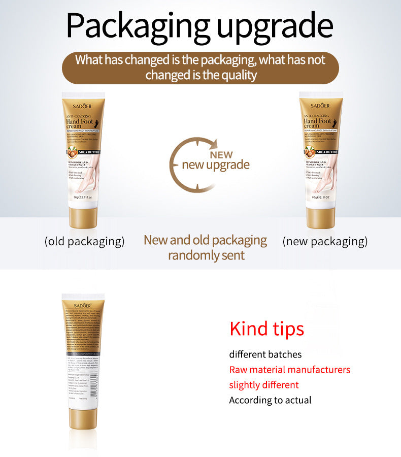 Hand and Foot Cream60g SADOER Hydrating, moisturizing, anti-cracking, hydrating fragrance hand cream for  foreign trade wholesale