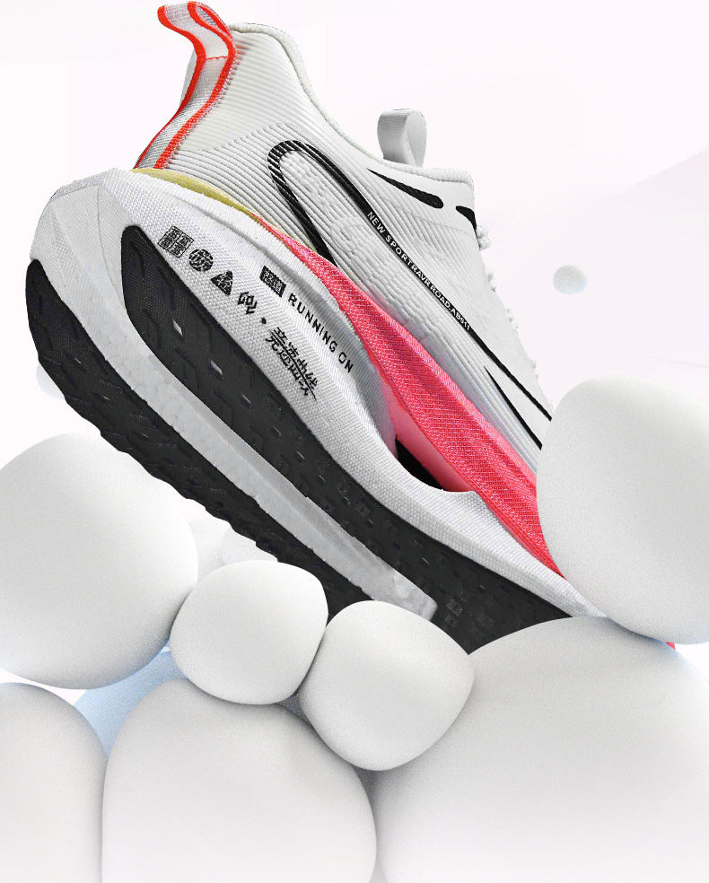 New model Feidian6pro Popcorn Carbon Plate Professional Racing Running Shoes Comfortable Breathable Unisex Sports Shoes