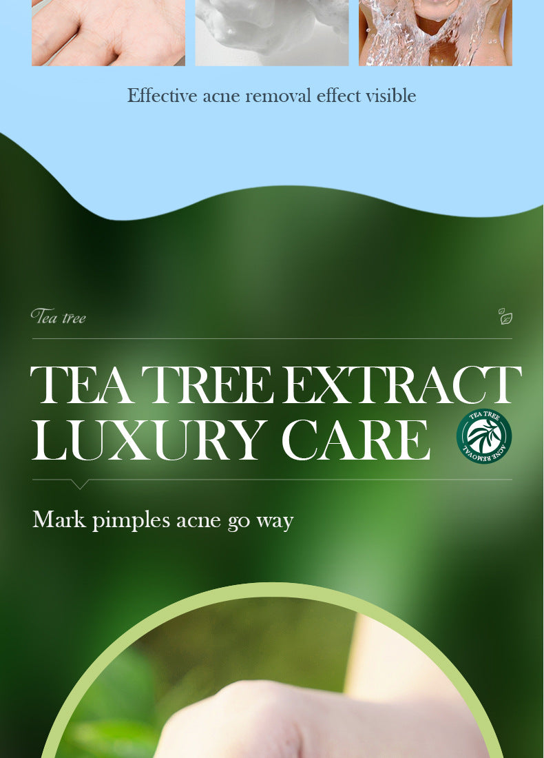 Tea Tree Mousse Facial Cleanser150gSADOER Clean Bubble Dense Facial Cleanser  Wholesale