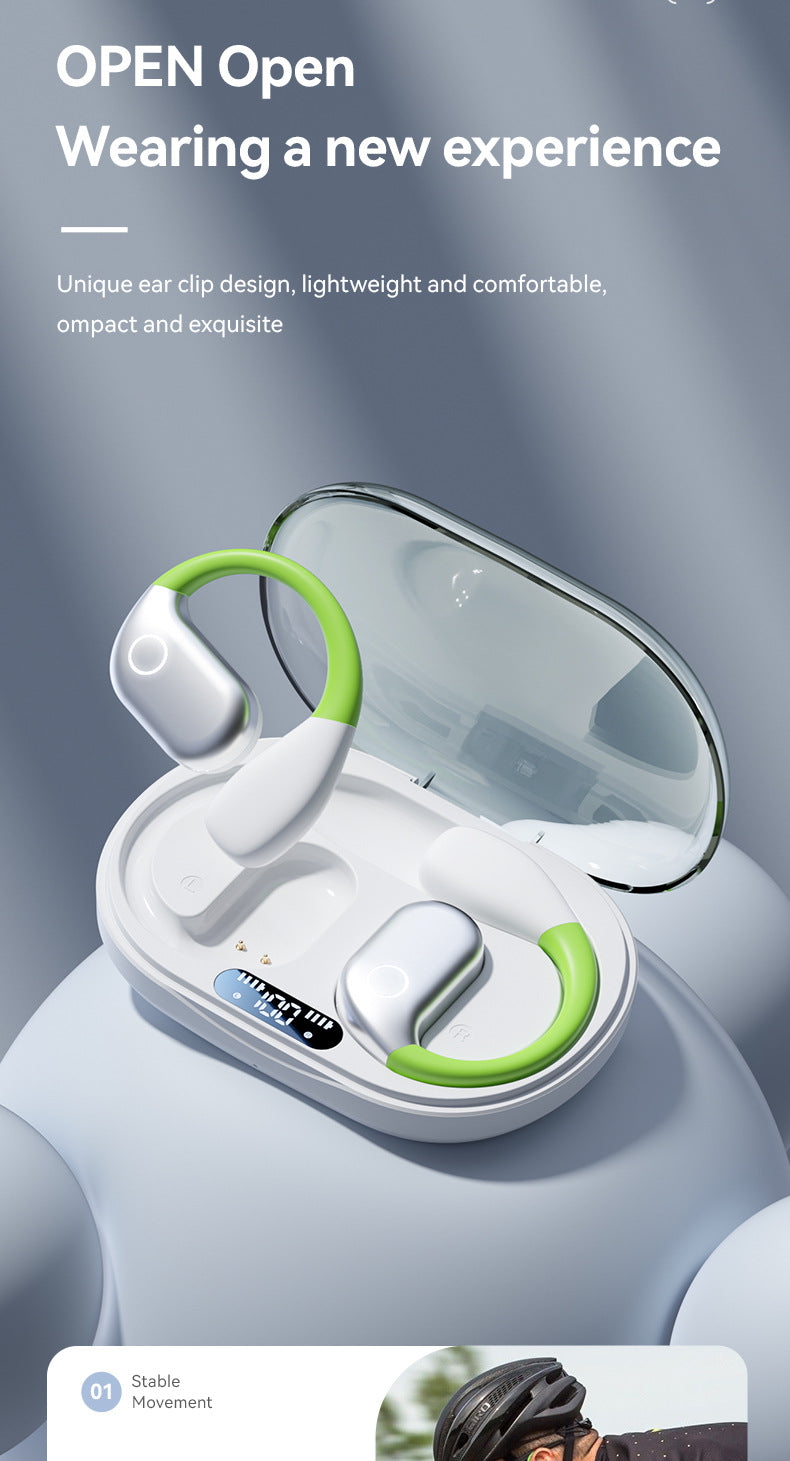 New M82Ear Hanging Type OWS Bluetooth Headset Wireless Running Sports Not Into Ear Noise Reduction Wireless Bluetooth Headset