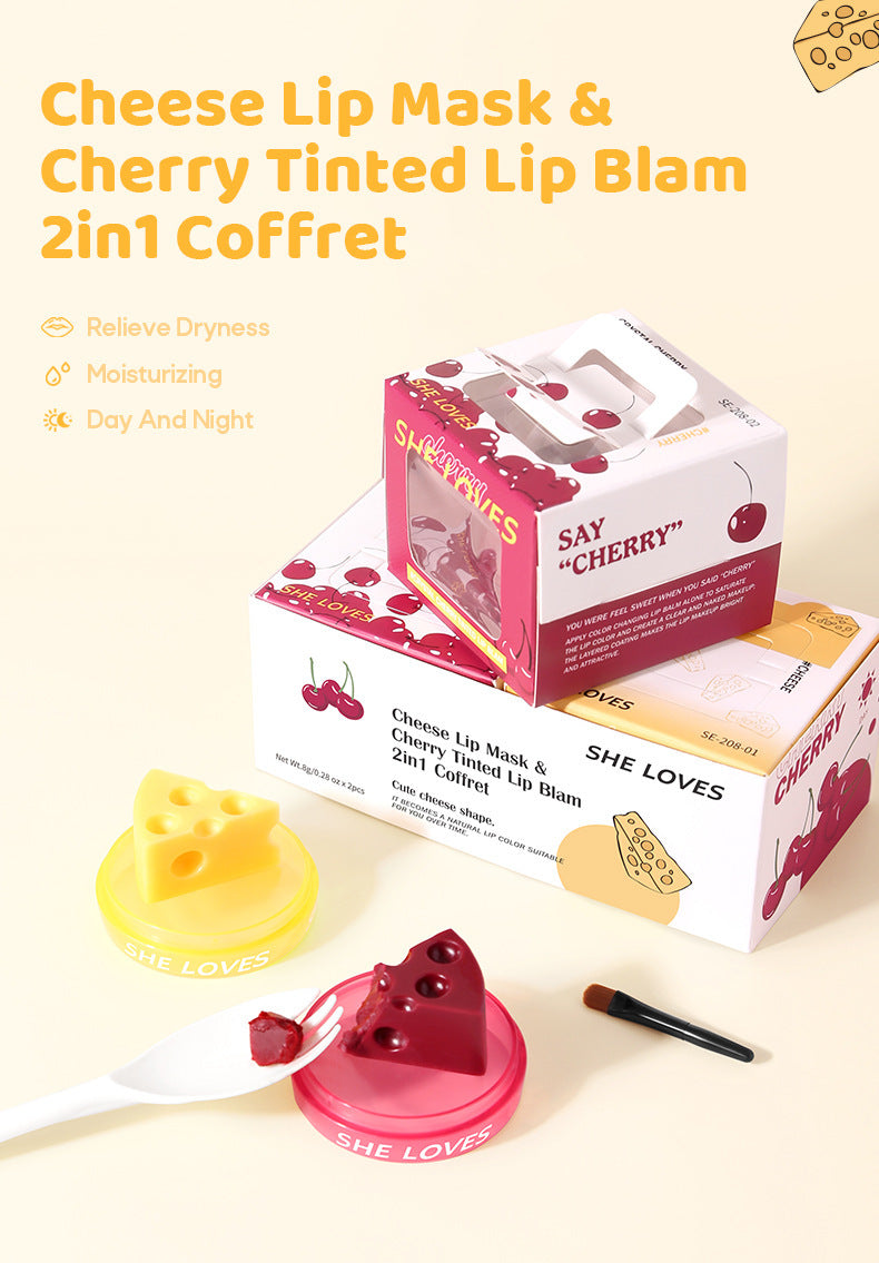 Specialized Cheese Lip Mask Lip Essence Scrub Exfoliating Dead Skin Color Changing Lip Balm