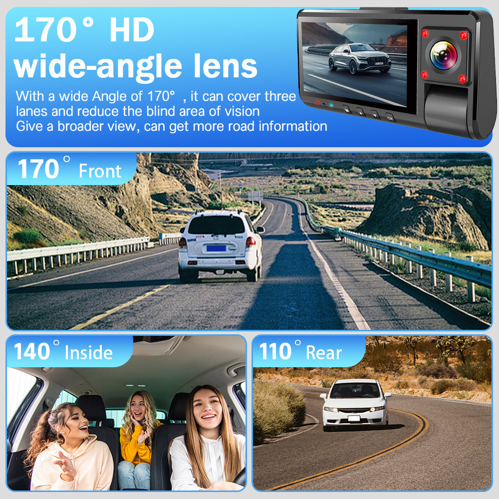 Sanlu Driving Recorder New Model3Touchscreen WIFI Vehicle-Mounted Surveillance Night Vision1080P Hd Camera