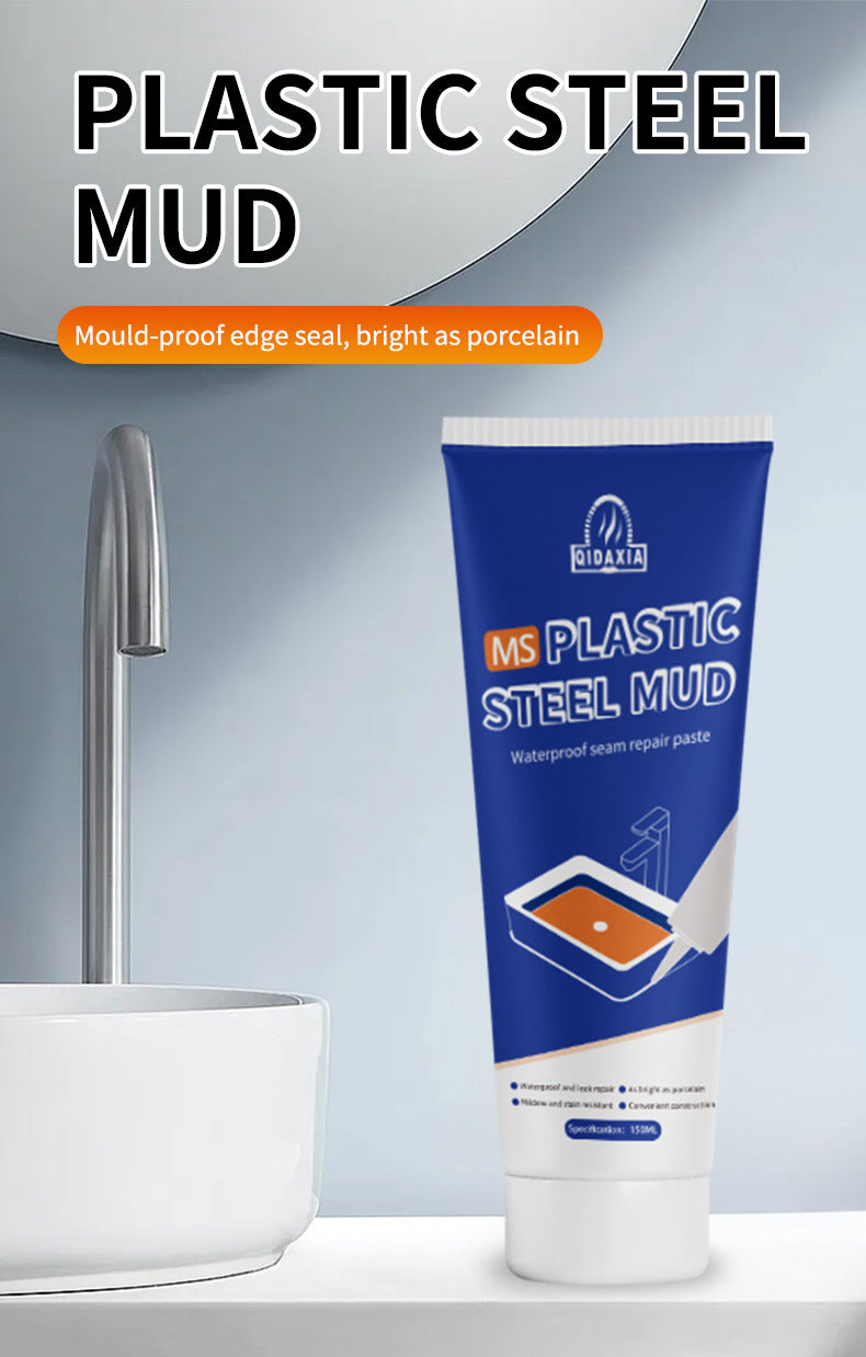 Mildew-proof Waterproof Sealant Plastic Steel Mud Waterproof Glue Kitchen Bathroom Epoxy Resin Leak Filling Sealant