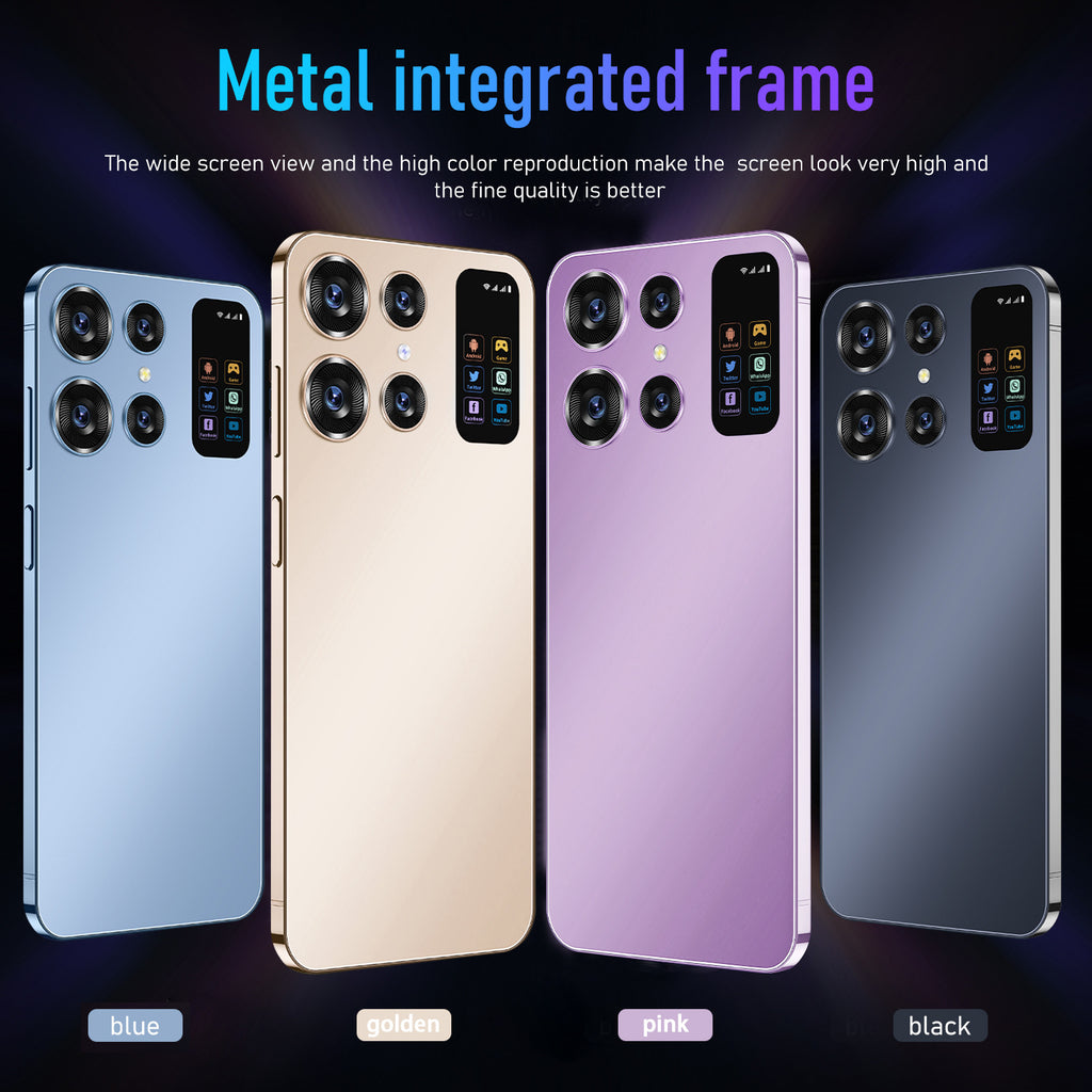 S24U+AliExpress7.0Large Screen Smartphone8+256G All-in-One Mobile Phone Source Work