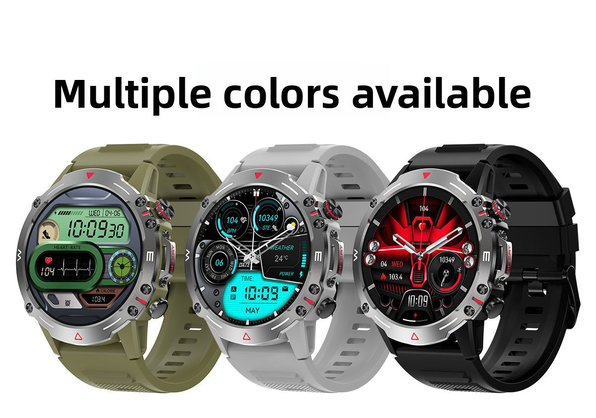 HK87Smart Watch Bluetooth Call Heart Rate Monitoring Exercise Blood Oxygen Blood Pressure AMOLED Bluetooth Version