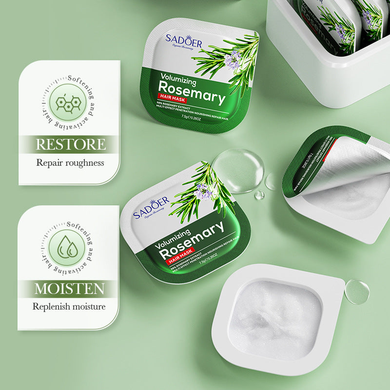 Rosemary Hair Mask SADOER Little Pudding Frizz and Split Ends Smoothing Conditioner Wholesale