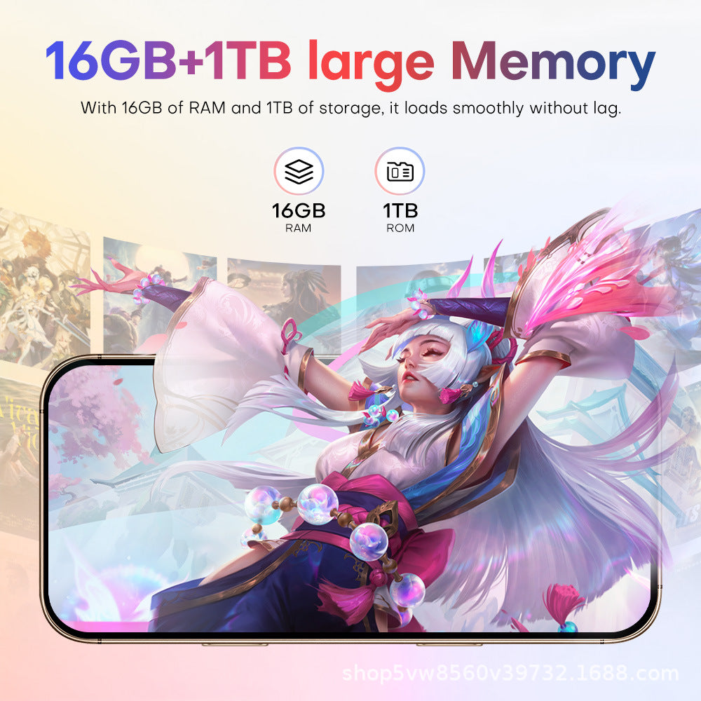 Mobile Phone i16proMax Smartphone16+1TB Android Smartphones In Stock Wholesale