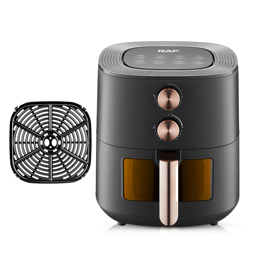 RAF European style air fryer for home use with large capacity Multifunctional Smart French Fries Visual Air Fryer 7.2L