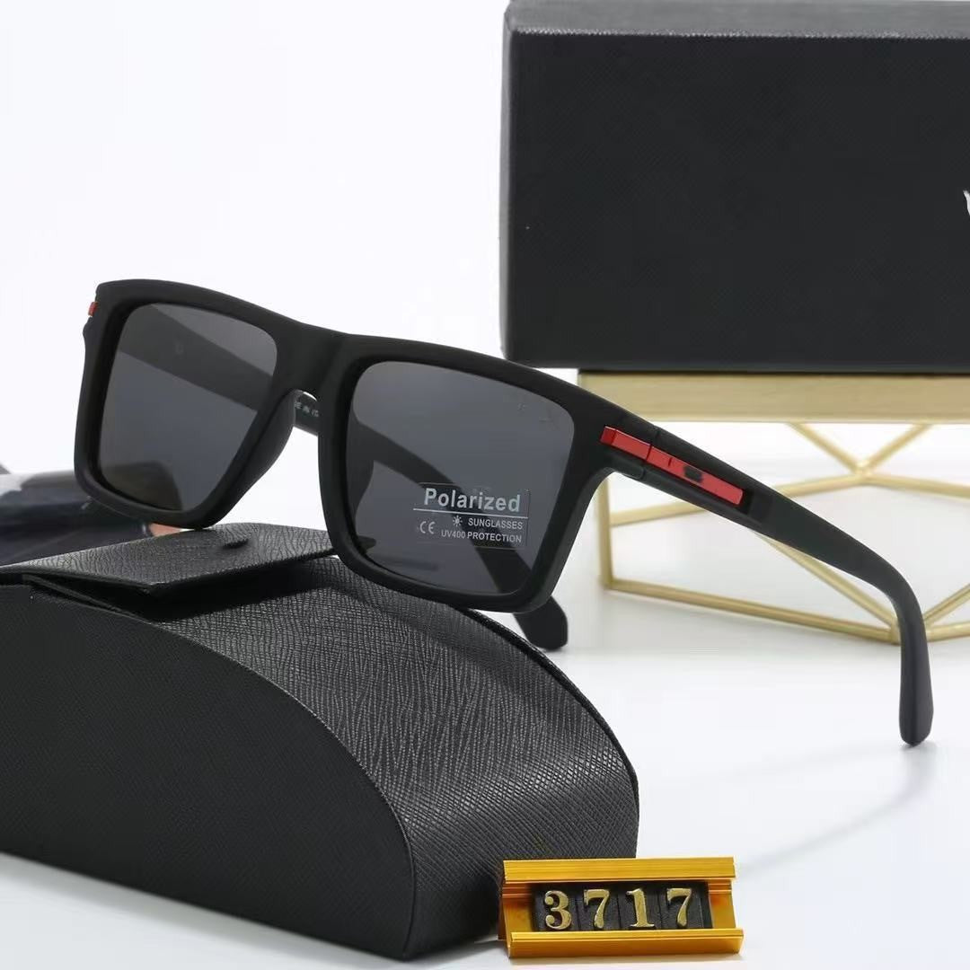 2024New Retro Square Men's Polarized Sunglasses High-end Fashion Sun Protection Sunglasses Wholesale