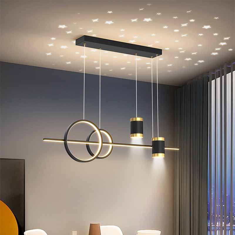 Living Room Pendant Light Modern Minimalist Lighting Internet Celebrity Light Luxury Nordic Lamp Creative Starry Sky Bedroom Bar Counter Dining Room Pendant Light
