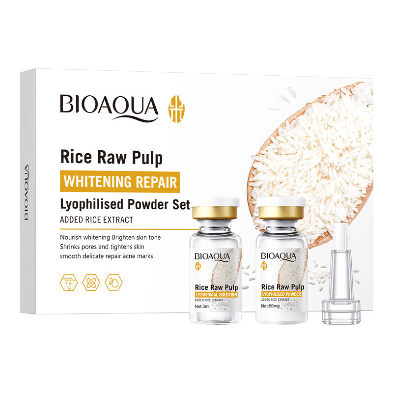 Rice Freeze-Dried Powder Set BIOAOUA Whitening and Repairing Original Powder Freeze-Dried Powder Cross-Border Wholesale