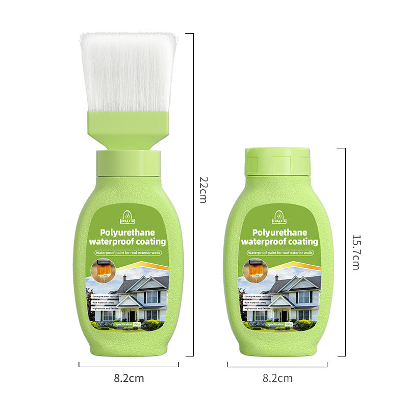 Water-Based Polyurethane Multi-Color Waterproof Leak Repair Roof Waterproof Glue Coating Brush House Leak Coating Sealant