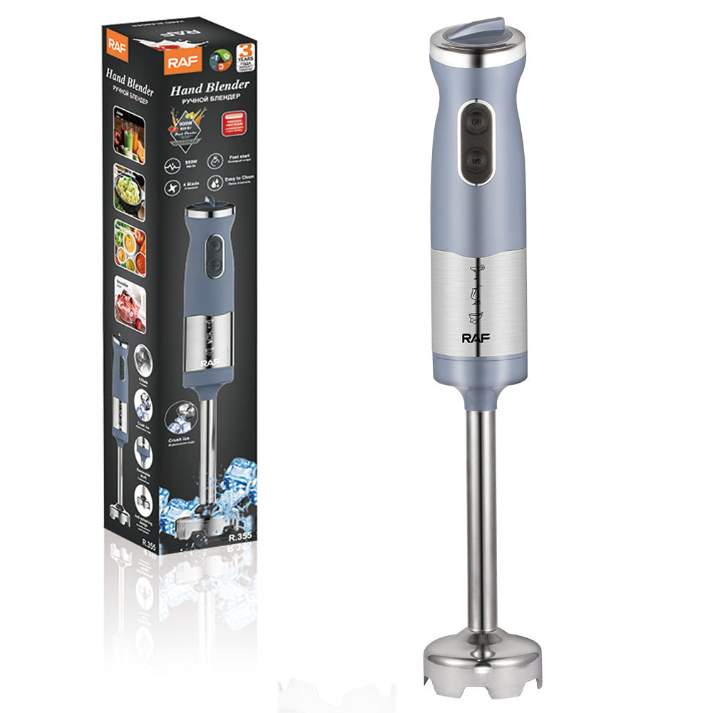 RAF EU Standard Portable Household Food Blender Handheld Electric Stainless Steel Cooking Stick Mixer355