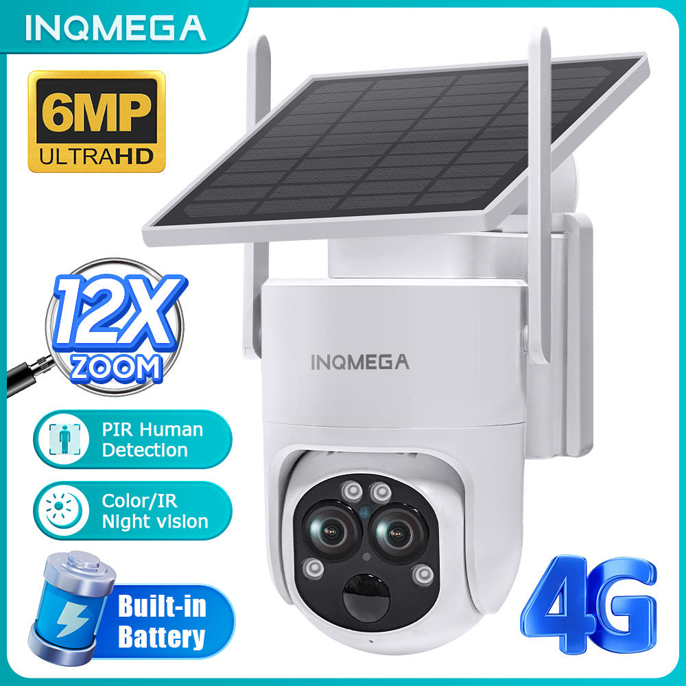 Private Model4G Solar-powered Camera122x Zoom Surveillance600High Definition Full Color Outdoor Special