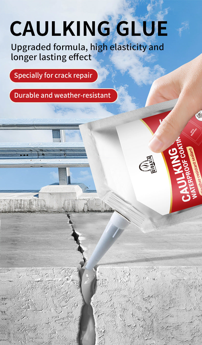 Roof Leak Road Sealer Waterproof Anti-Crack Sealant Ground Crack Wall High Elastic Anti-Crack Grout