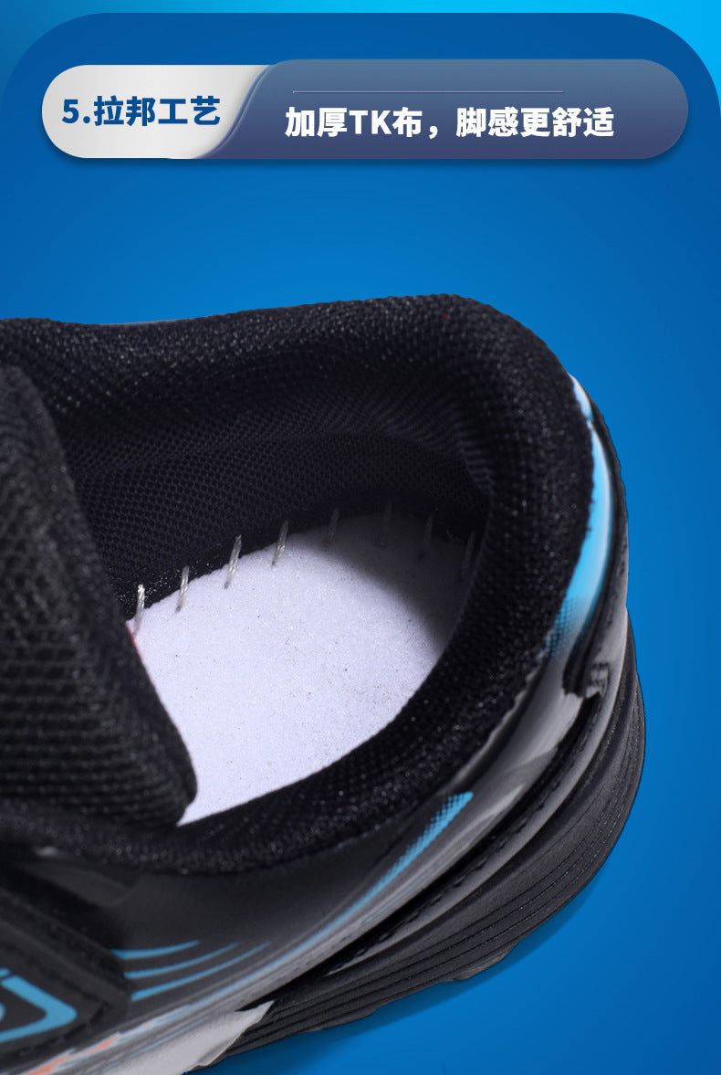 Professional Boys' Lightweight Breathable Training Shoes with Velcro for Primary and Secondary School Students2025Fashion Trendy Short Spike Sneakers