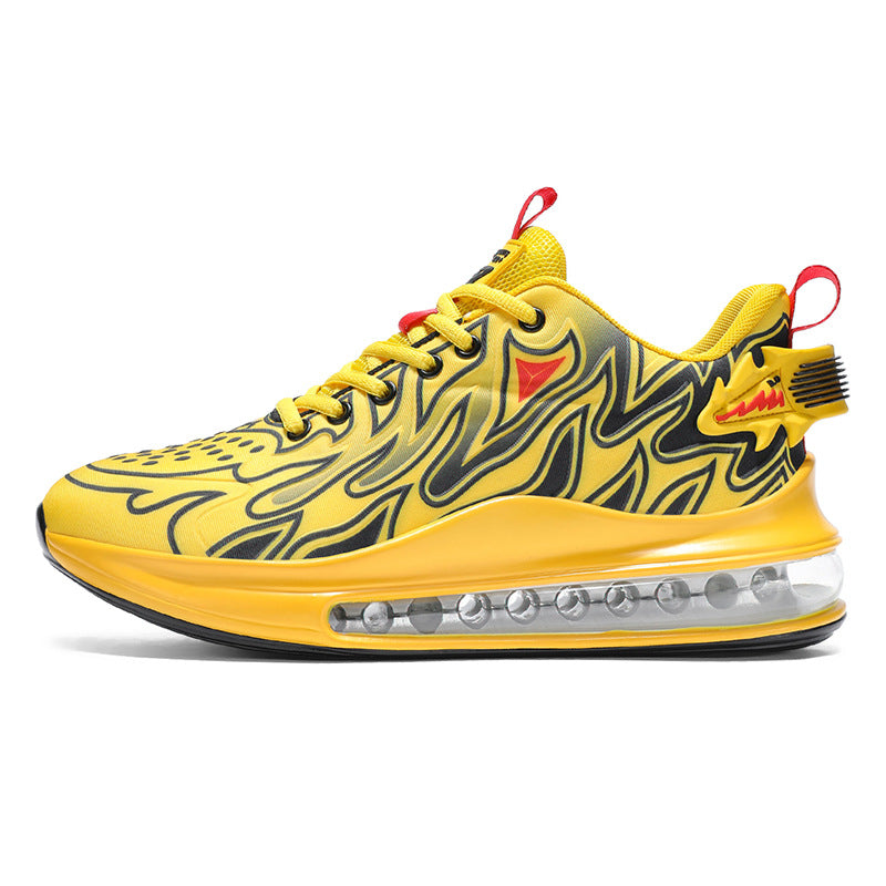 2025New Fashion Trend Colorful Running Shoes Casual Sports Men's Shoes Air Cushion Shock Absorption Large Size Sports Shoes