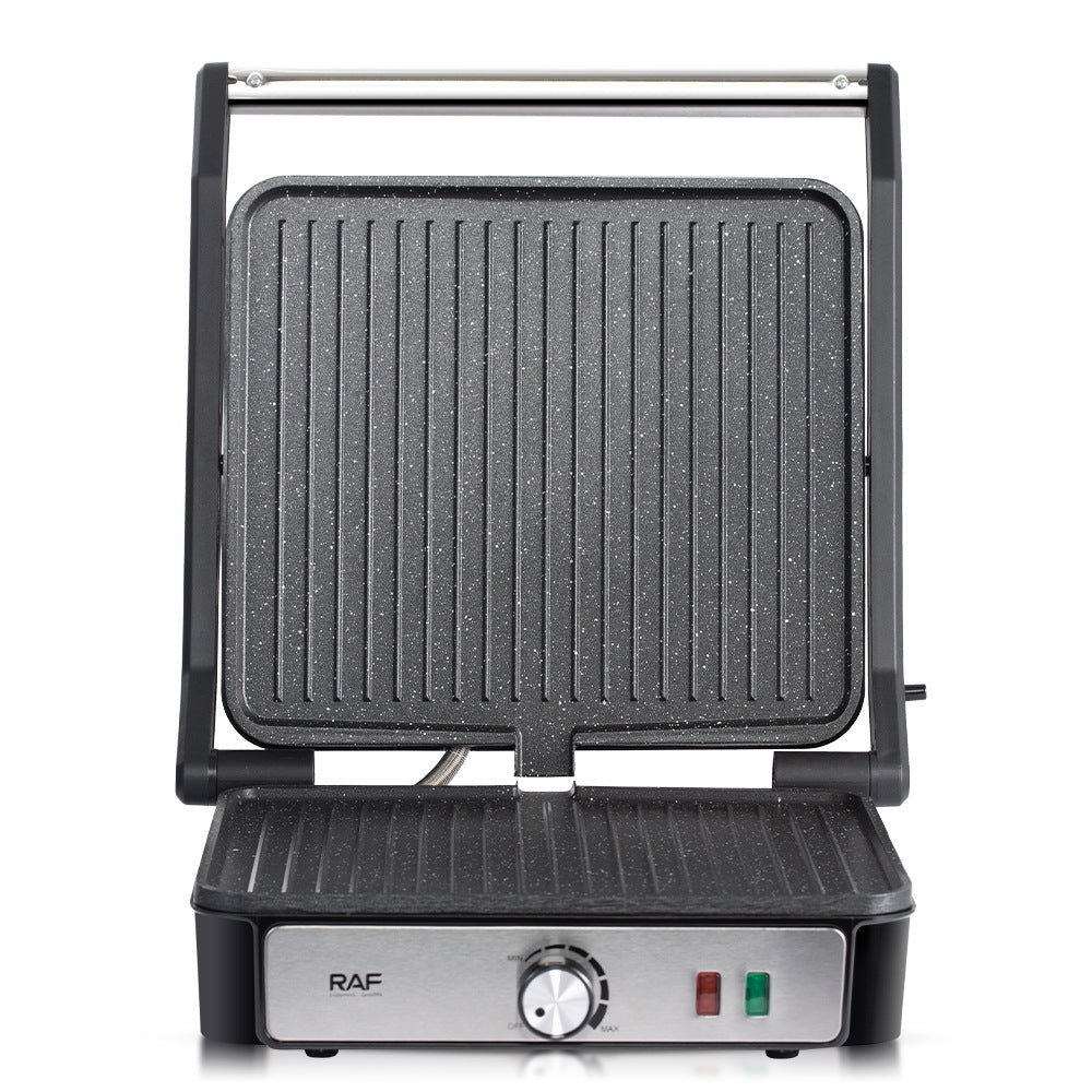 RAF European Style Household Panini Maker Sandwich Maker Breakfast Grill Meat Sausage Maker Burger Steak Maker2301