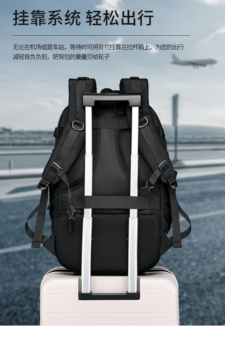 OZUKO Outdoor Tactical Backpack Large Capacity Waterproof Travel Bag Wear-Resistant MOLLE Hiking Backpack