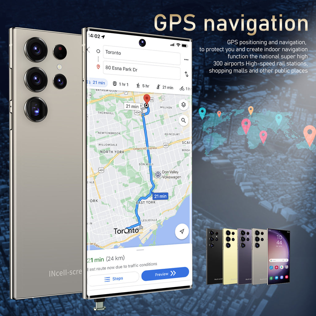 S24Ultra Smartphone7.3Built-in Screen Pen16+1T Android Phone Source Manufacturer(Popular)