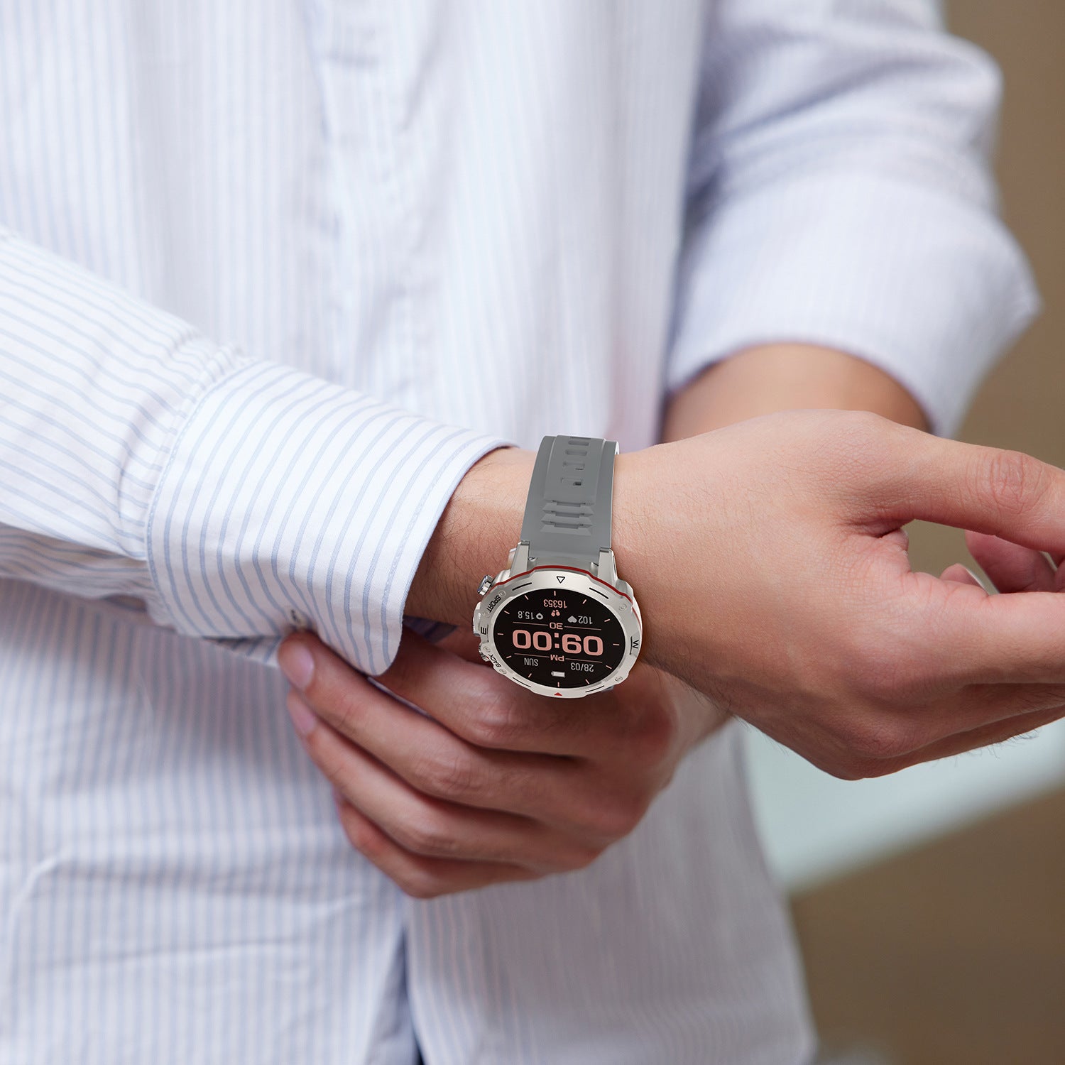 G102Smart Watch1.39inch Bluetooth Call Heart Rate Pedometer Sleep Monitoring Message Reminder Sports Waterproof Shockproof Dustproof