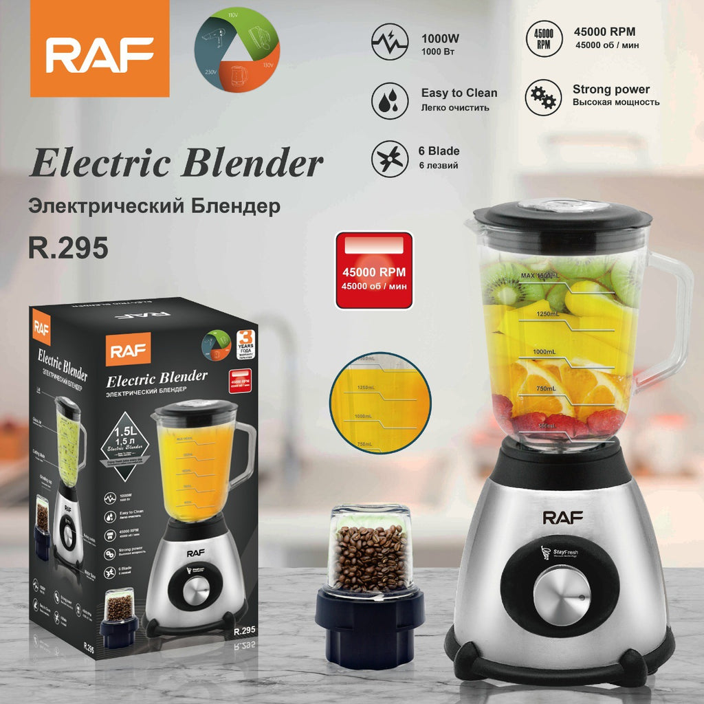 Multifunctional EU/US Standard Juicer Household Fully Automatic Fruit and Vegetable Juicer Blender Glass R.295