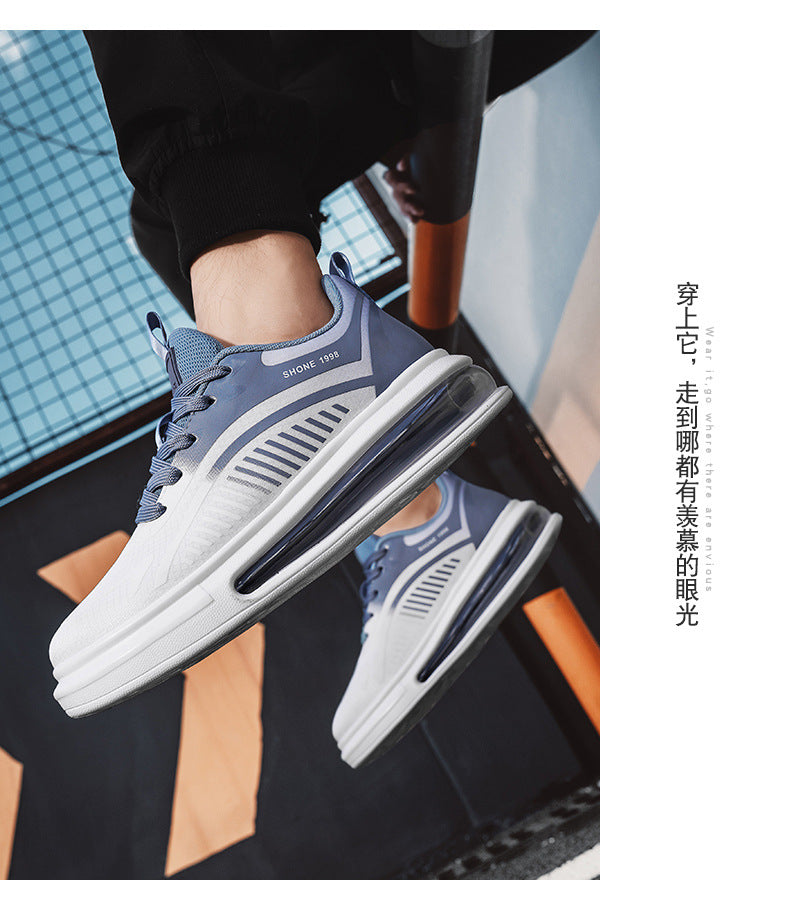 plus Size Spring New Comfortable Sports Shoes Casual Running Shoes Cushioned Lightweight Breathable Shock Absorption Trendy Shoes