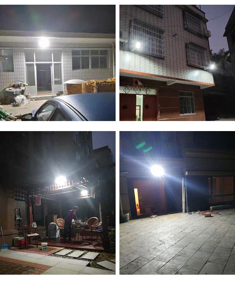 Hot Sale IP67 Waterproof Outdoor LED Flood Light 100W 200W 300W ABS Lamp Body Solar Powered