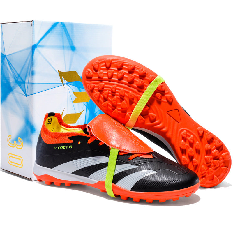 World Cup Football Shoes Men's New Style Grassland Competition AG Spike TF Broken Nails Adult Youth Student Sports Training