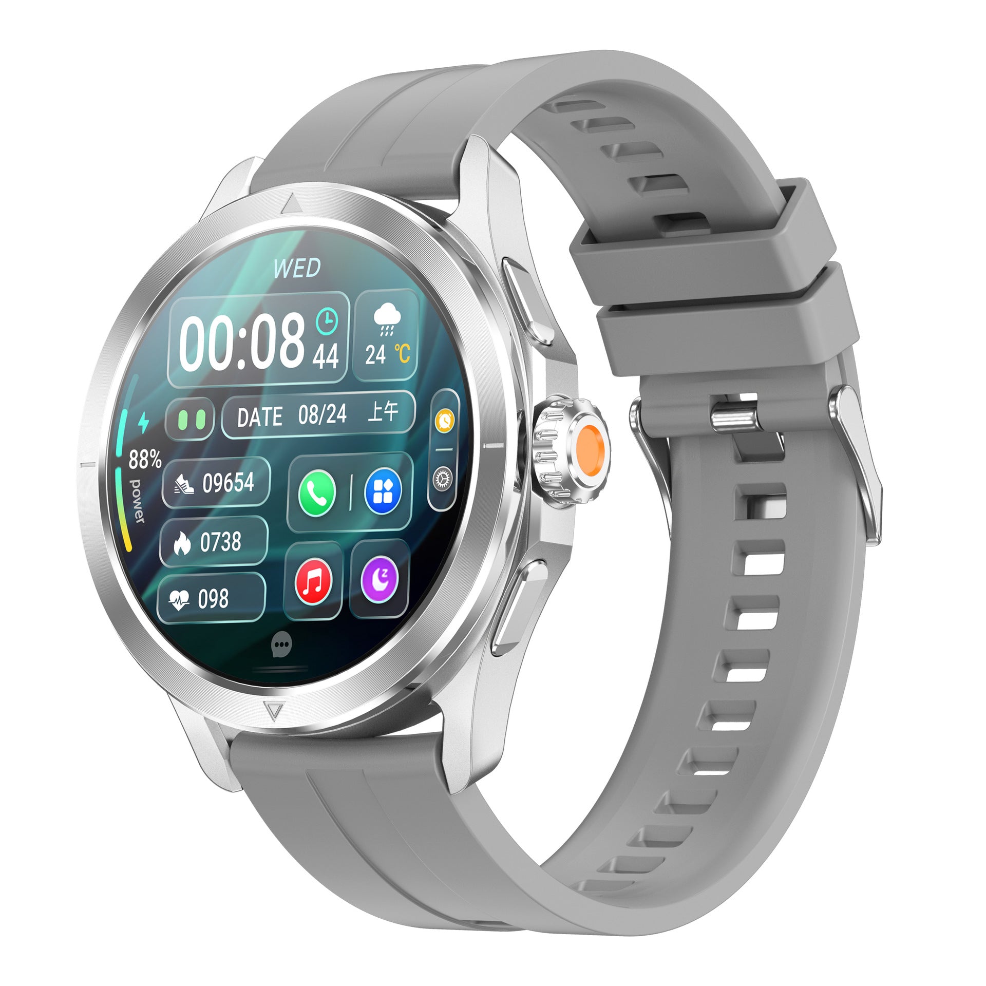 S4 Ultra Smart Watch Bluetooth Call True Heart Rate Step Count Sleep Monitoring Compass Motion Tracking Three-Proof