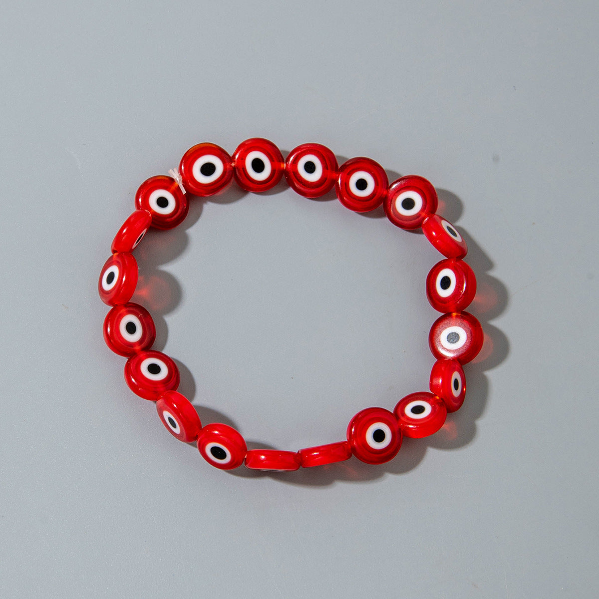European and American Ornament Bohemian Devil's Eye Beaded Bracelet  Fashionable and Unique Eye Elastic Bracelet Wholesale